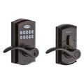 Kwikset Kwikset 955PML 11P SMT CP Electronic Pembroke Lever, Keyless Key, AAA Grade, Zinc, Venetian Bronze 955PML 11P SMT CP